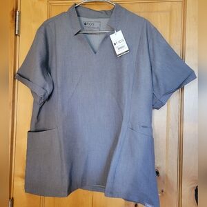 BNWT Figs XXL Grey Heather Inala top
